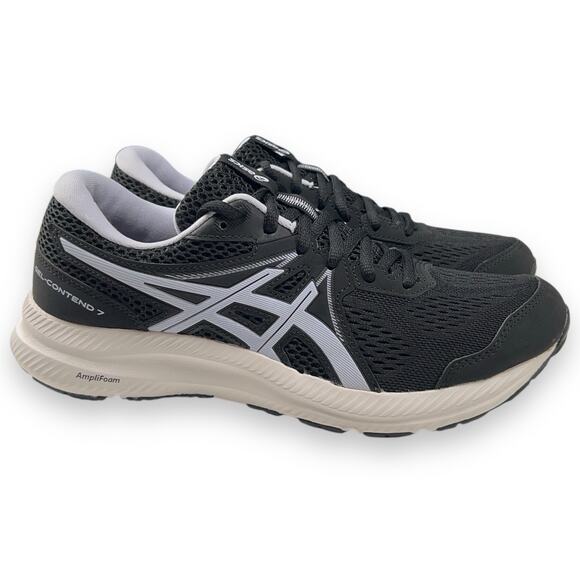 ASICS Gel-Contend 7 Womens Size 8 Black Running Shoes EUC! - Picture 3 of 12